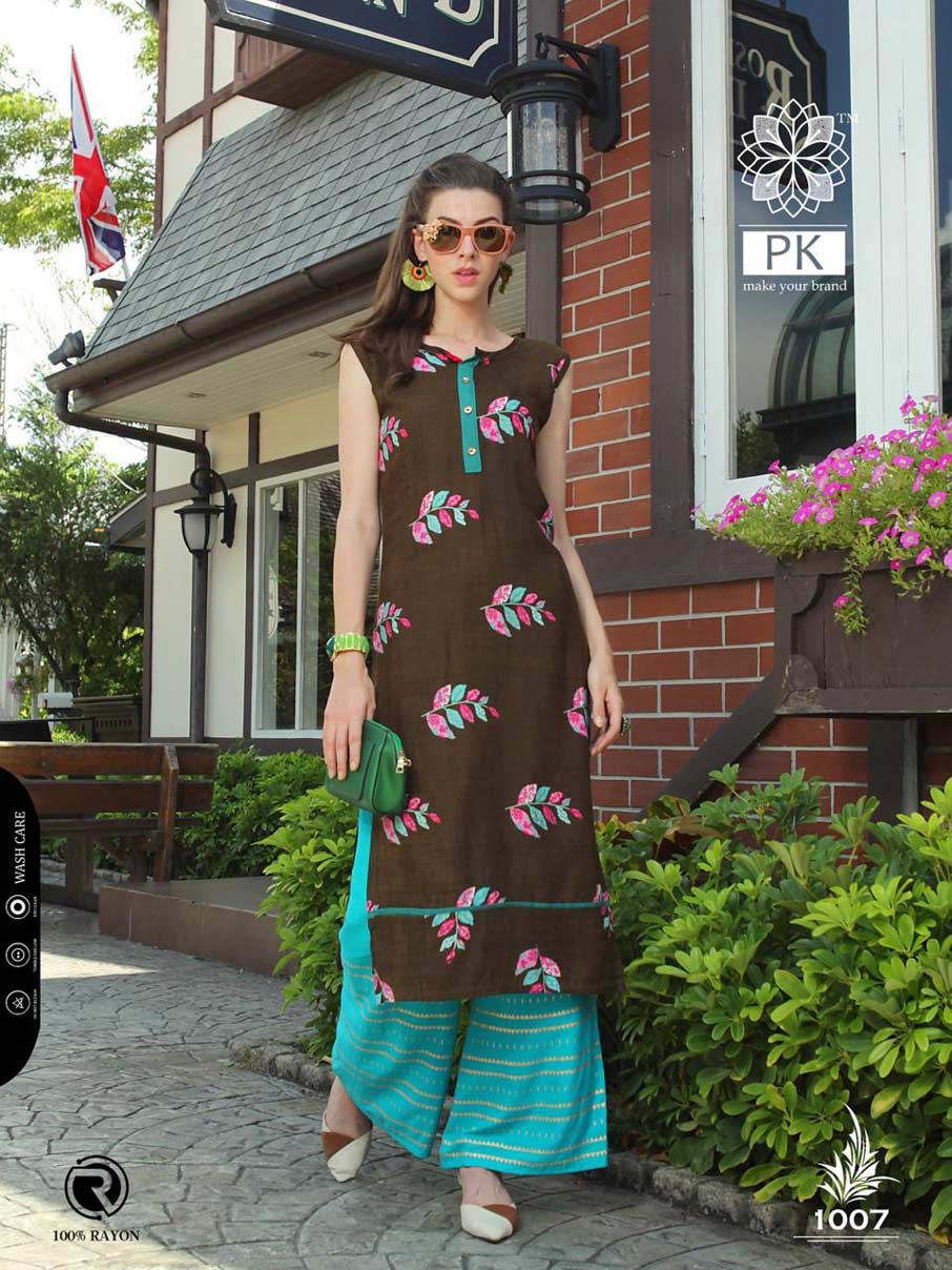 Plazo City Vol-1 PK Rayon Palazzo Kurti Manufacturer Plazo City Vol-1 PK Rayon Palazzo Kurti Manufacturer